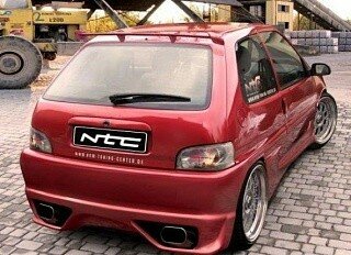 Накладки на пороги NTC Citroen Saxo (1996-2004)