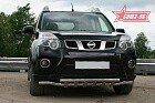 Декоративный элемент воздухозаборника верх. d10 (из 3 трубочек) хром Nissan X-Trail (2011-н.в.)