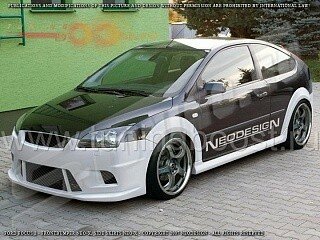 Накладки на пороги NEODESIGN Ford Focus 2 MK2 (2004-2011)