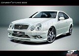 Бампер передний ST Mercedes CLK (W208) (1997-2002)