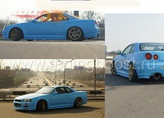 Накладки под бампер NISMO Z-tune Nissan Skyline R34