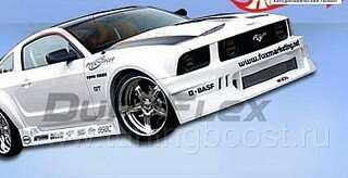 Накладки на пороги Hot Wheels Widebody Ford Mustang GT V8 (2005-2008)