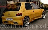 Бампер задний NTC Peugeot 106 (1997-2003)