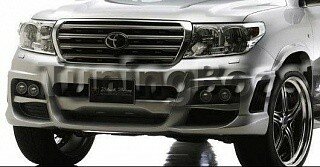 Передний бампер Black Bison Toyota Land Cruiser 200 (2007-2012)