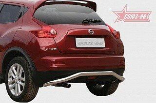 Защита заднего бампера "волна" d 60 перед. привод Nissan Juke (2010 - н.в.) 4x2