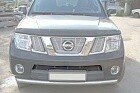 Накладка на решетку бампера d10 Nissan Navara (2005-2010)