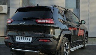 Защита заднего бампера d63 (дуга) (комп. Trailhawk) Jeep Cherokee (KL) (с 2014 по н.вр.)