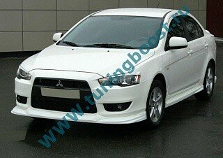 Накладки на фары Mitsubishi Lancer 10 (2007-н.в.)/ Sportback (2008-н.в.)