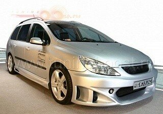 Накладки на пороги SAMURAI Peugeot 307 (2001-2008)