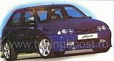 Накладка на передний бампер Kamei Ford Fiesta IV (1999-2002)