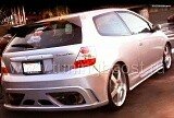 Накладки на пороги R1 hatchback Honda Civic VII (2001-2005)