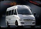 Накладки на пороги Maxtron Mercedes SPRINTER (2002-2006)