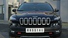 Защита переднего бампера d42 (волна) (комп. Trailhawk) Jeep Cherokee (KL) (с 2014 по н.вр.)