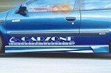 Накладки на пороги Carzone Daewoo Nexia (2008-н.в)