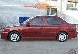 Накладки на пороги ATH new (комплект) Hyundai Accent