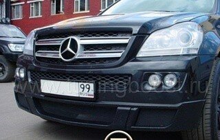 Корпуса под оптику в передний бампер "Brabus" X164