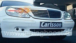 Накладка на передний бампер CARLSSON W220