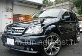 Накладка на передний бампер BRABUS W163