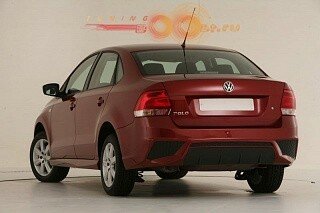 Бампер задний Dynamic Volkswagen Polo Sedan