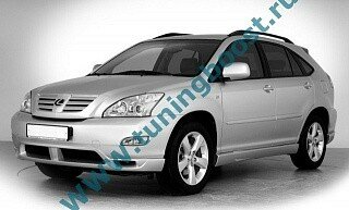 Накладки на пороги Crossfire Lexus RX 2/Toyota Harrier