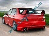 Бампер задний Dynamic Mitsubishi Lancer evolution 8/evolution 9