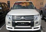 Накладка на передний бампер Dynamic Mitsubishi Pajero 4