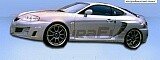 Накладки на пороги SC5 Hyundai Tiburon 2 (2001-2009)