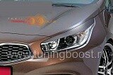 Накладки на фары CSR Kia Ceed 3 (2012 - н.в.)