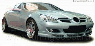 Накладка на передний бампер GFK Mercedes SLK (R171) (2004- 2011)