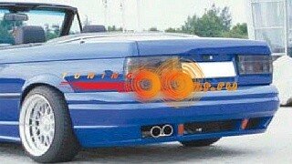 Бампер задний Rieger BMW E30