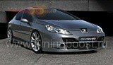 Бампер передний Auto R Peugeot 407 (2004-2010)