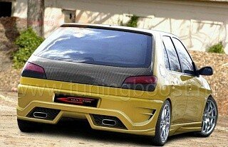 Бампер задний INFERNO Peugeot 306 (1993 - 2001)