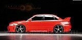 Накладки на пороги Rieger 2 Audi А4 (1995-2000)