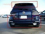 Накладка на задний бампер IKKI Volkswagen Touareg (2002-2010)