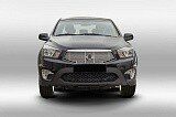 Декоративные элементы решетки радиатора (хром. загл) d10 Ssang Yong Action Sport (2012-н.в.)