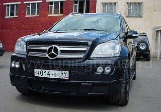 Корпуса под оптику в передний бампер "Brabus" X164