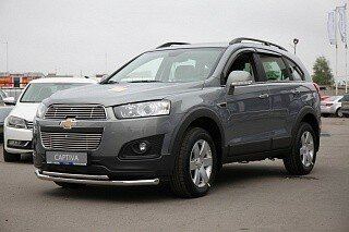 Декоративные элементы решетки радиатора (хром. загл) d10 Chevrolet Captiva (2014-н.в.)