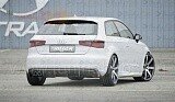 Накладка на задний бампер Ригер 2 Audi A3 (2008-2013)