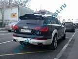 Накладка на задний бампер Audi Q7