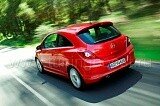 Накладка на задний бампер OPC line Opel Corsa D (2006-2012)