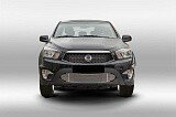 Декоративные элементы воздухозаборника (хром загл.) d10 Ssang Yong Action Sport (2012-н.в.)